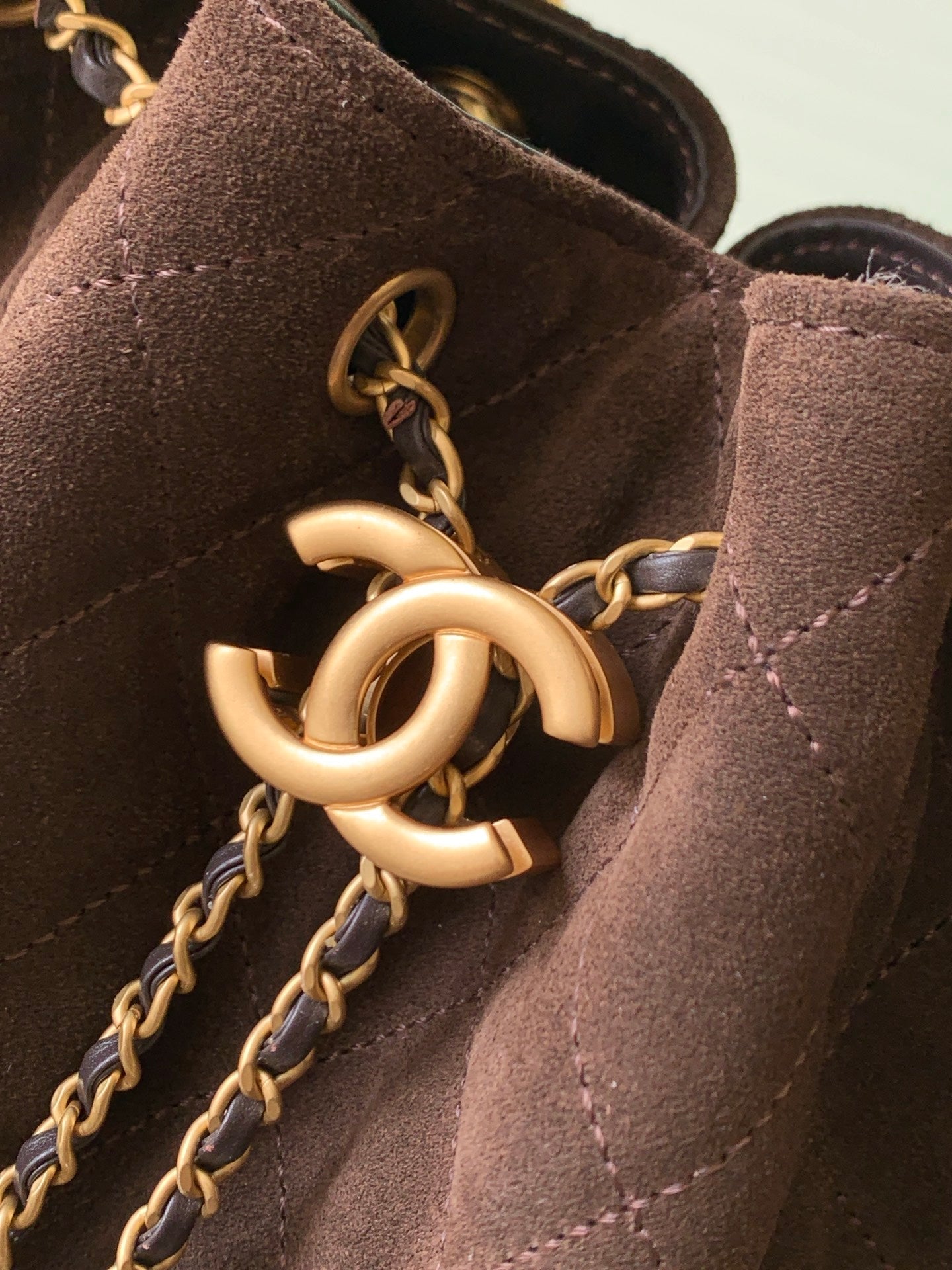 Chanel Bag with frosted Leather