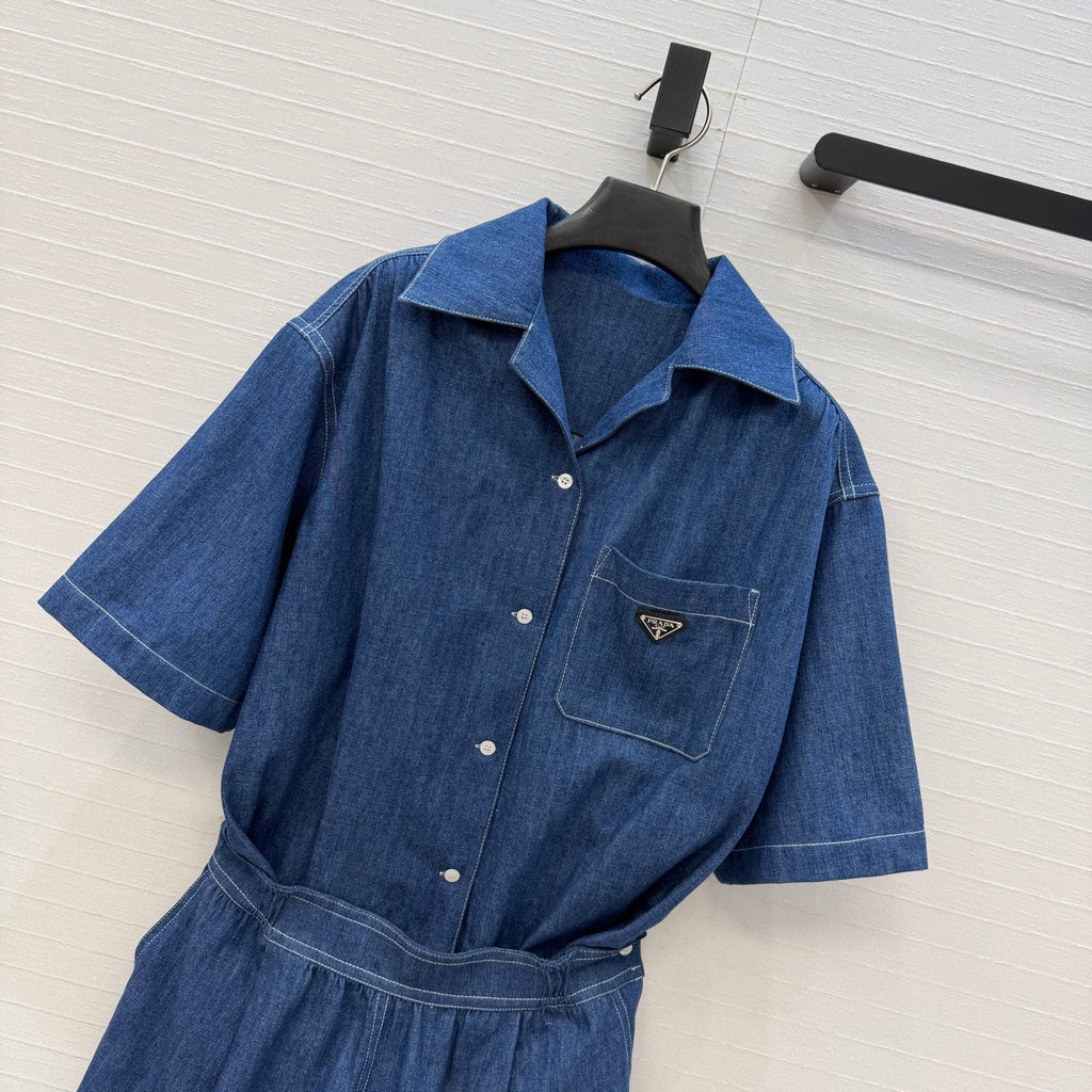 Prada Denim Jumpsuit- women's
