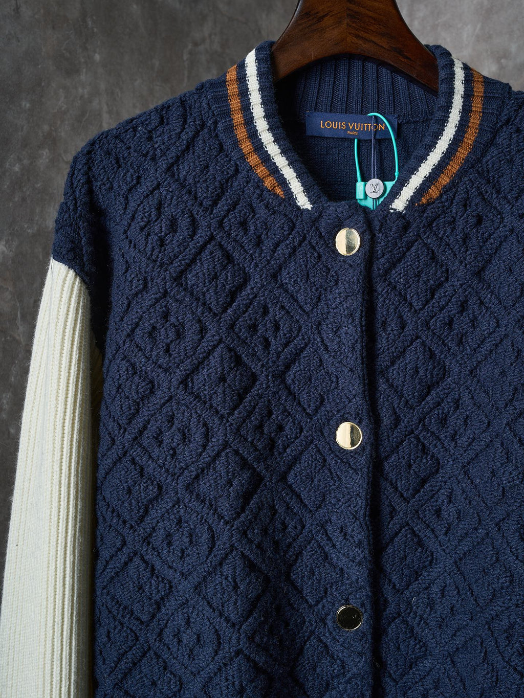 LV Terry Cloth Baseball Jacket