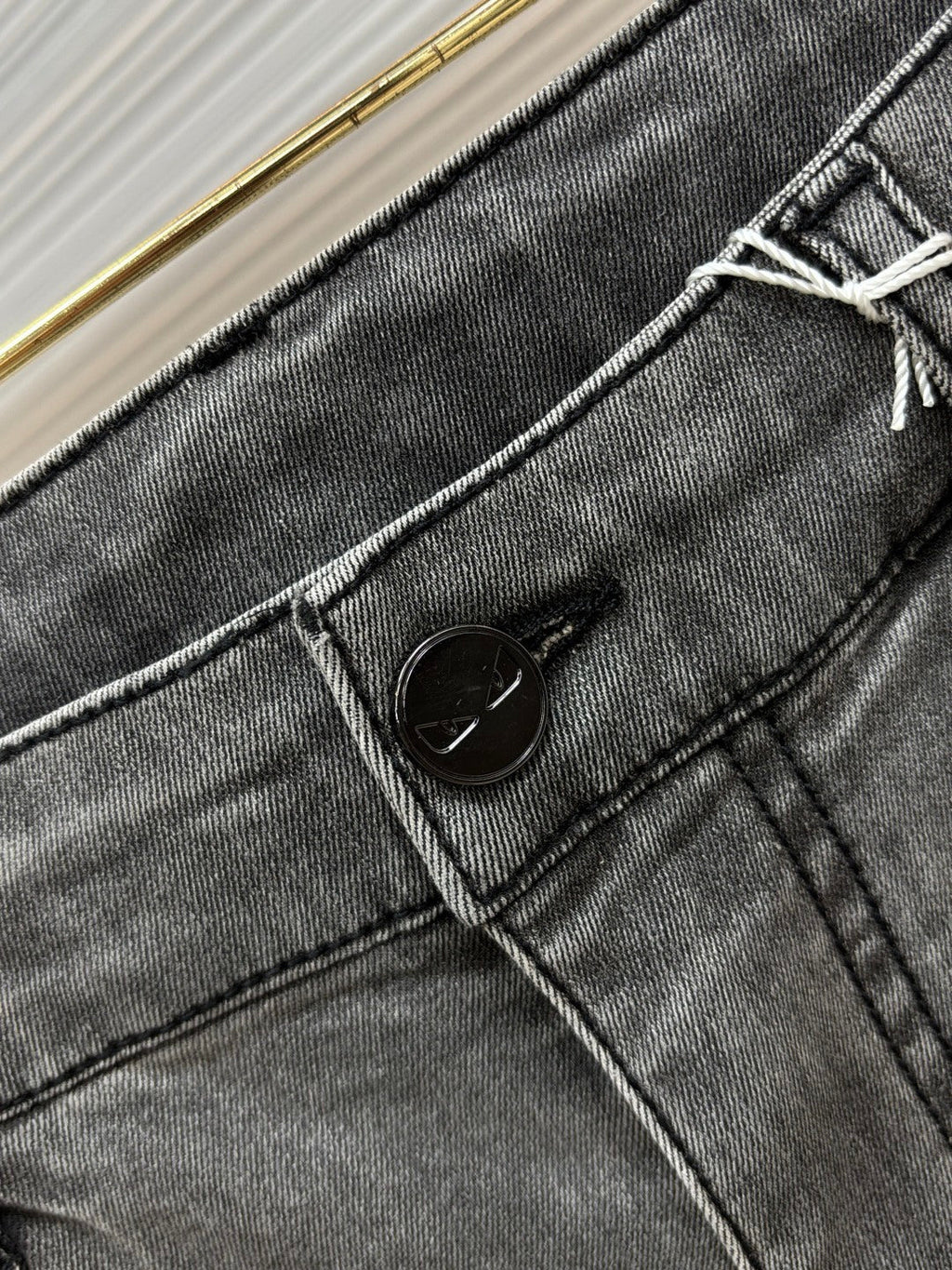 Fendi Fitted Denim Jeans