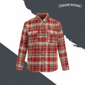 Chrome Heart leather label embroidered wool Shirt