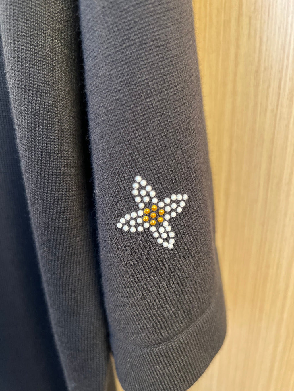 LV Diamond Knitted Short Sleeve T-shirt