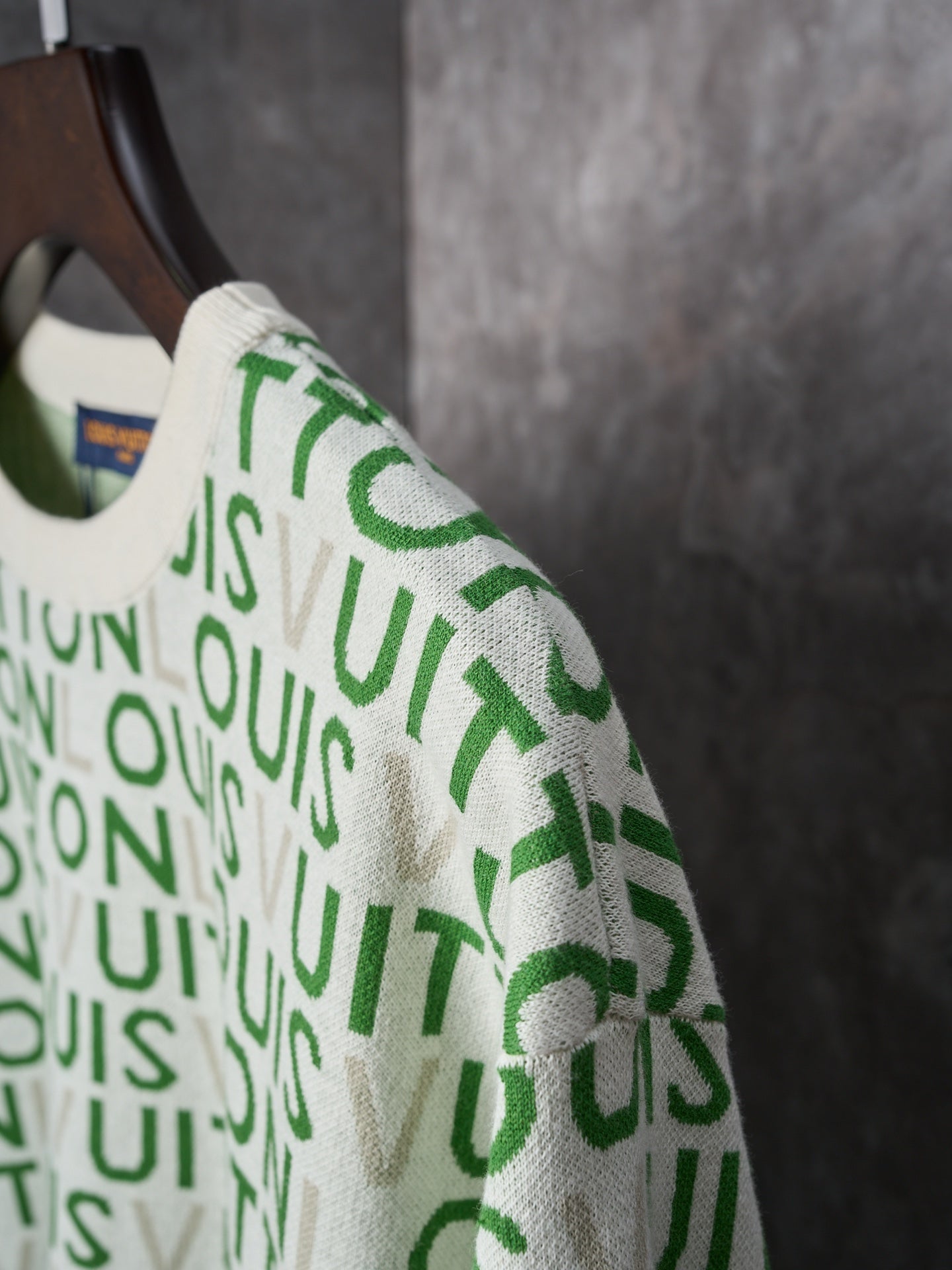 LV Crew Knit Sweater Short Sleeve