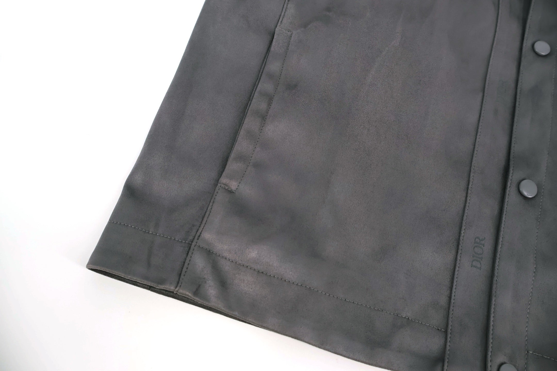 Dior Webbing Suede Jacket (Grey)