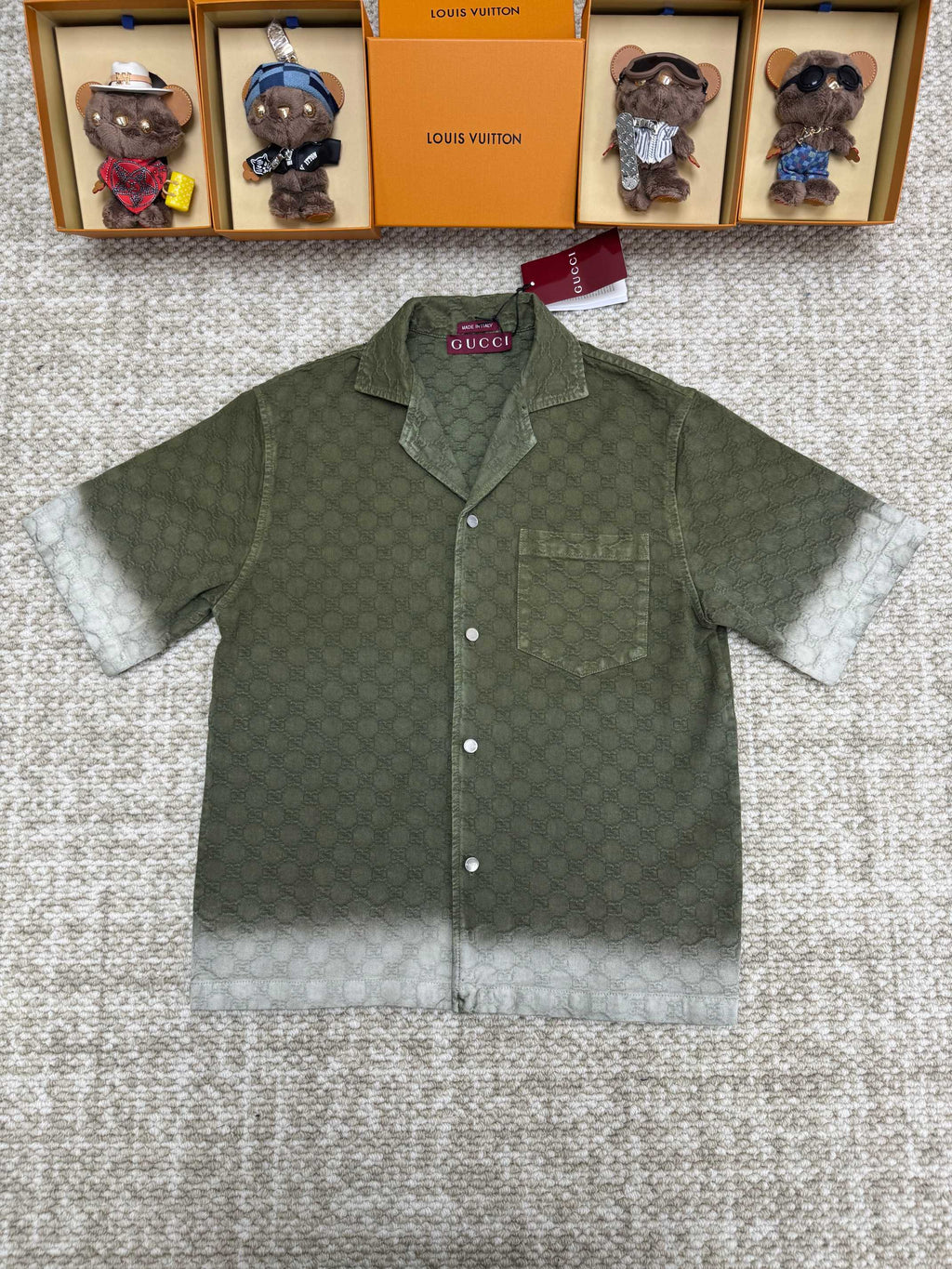 Gucci Denim Short Sleeve Shirt