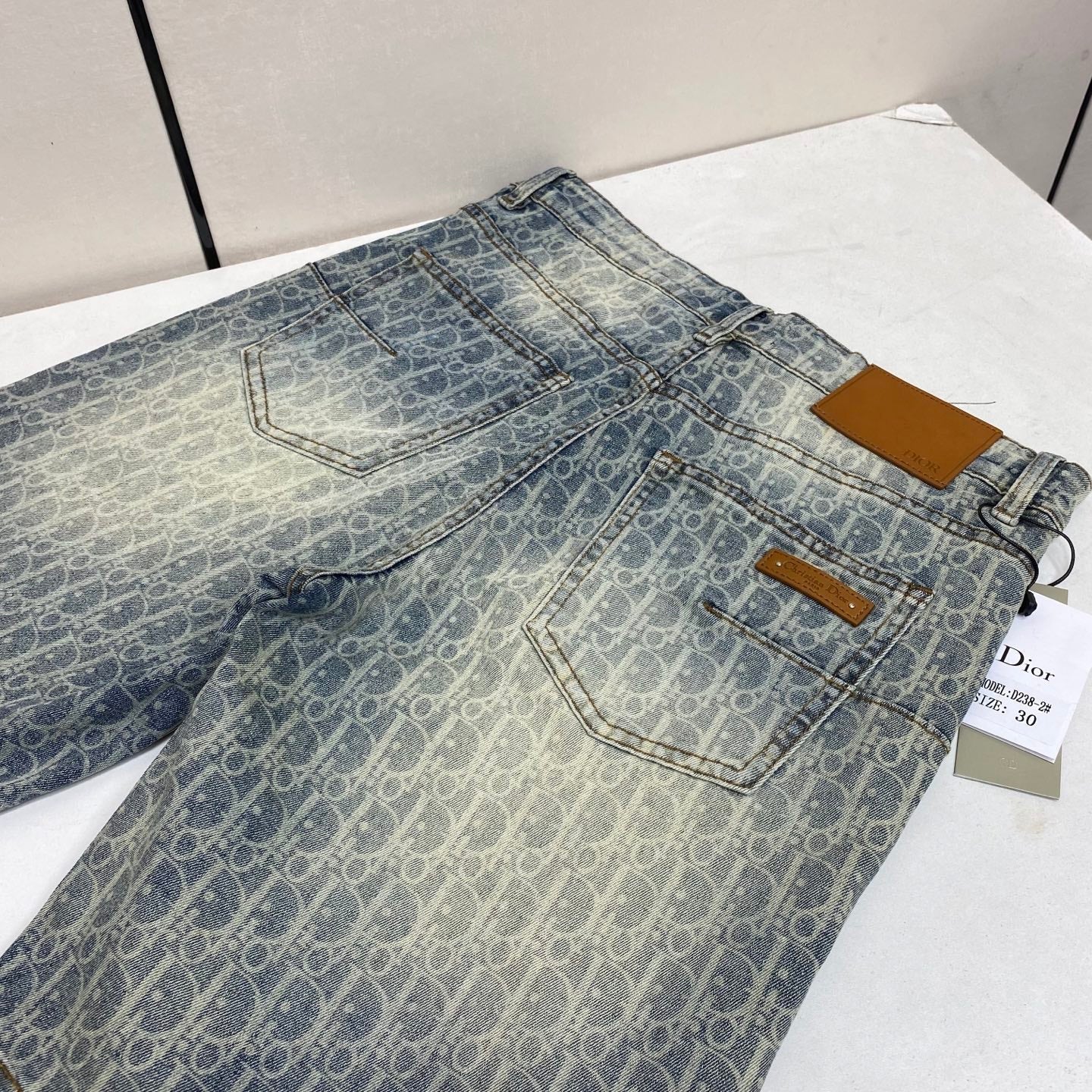 Dior Washed Denim Shorts