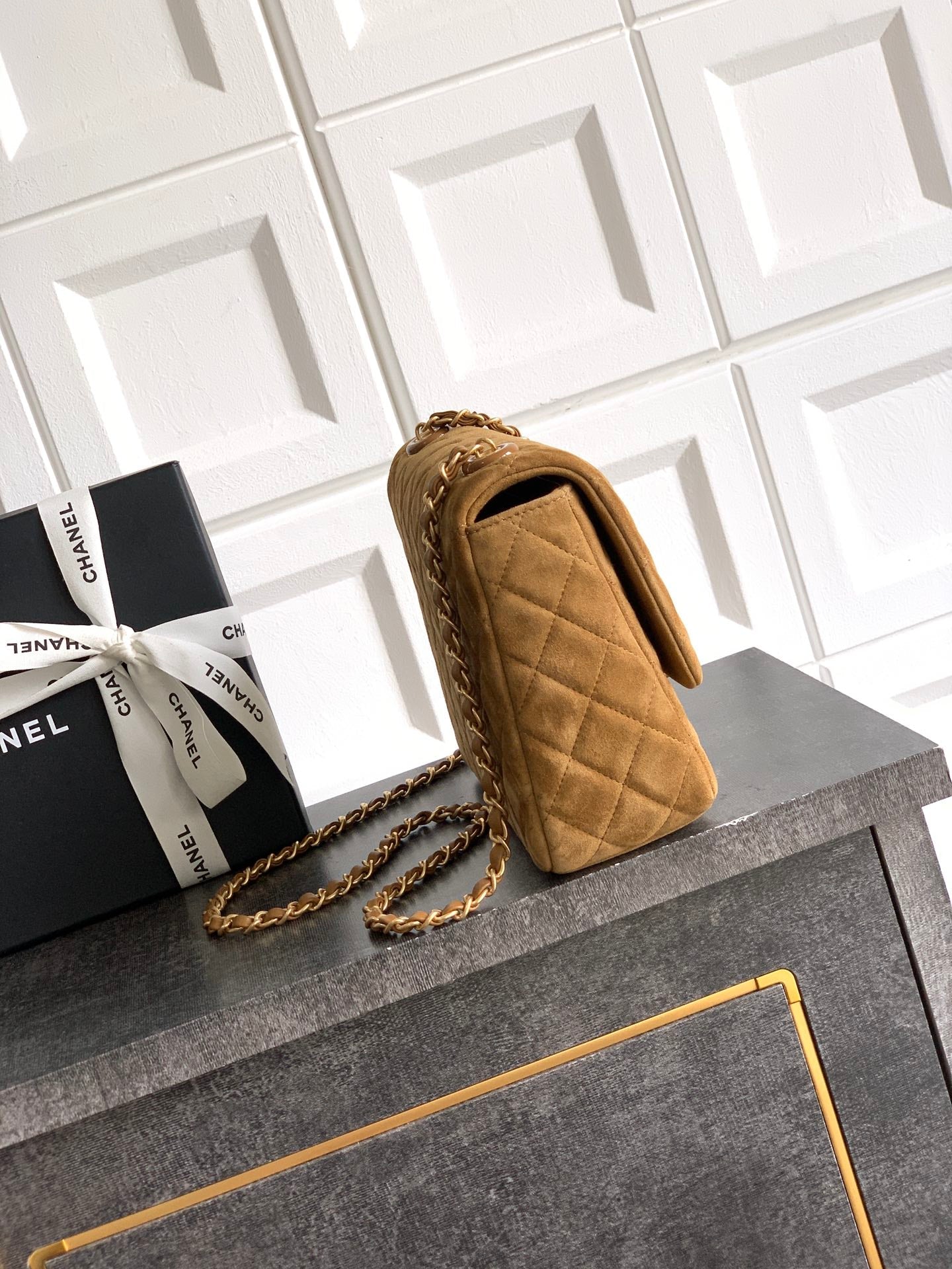 Chanel Royal Blue Suede Bad