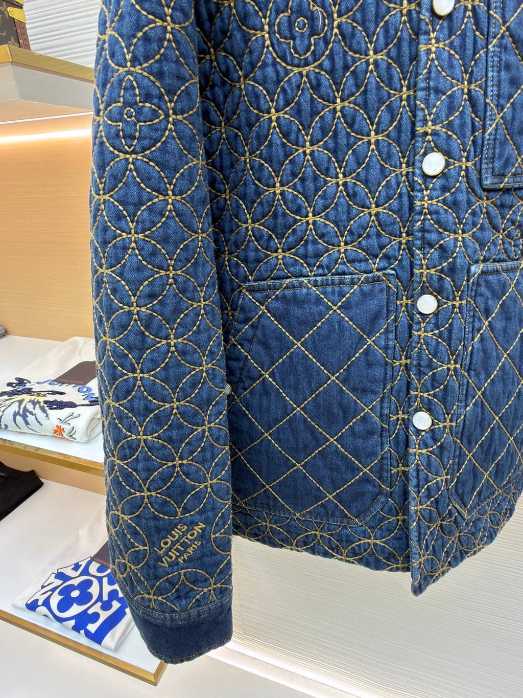 LV Embroidered Denim Jacket