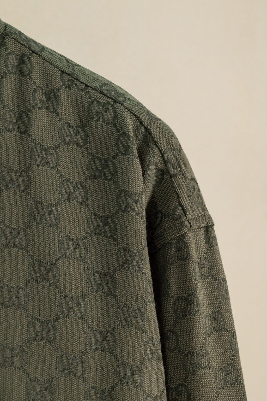 GG all-over jacquard stand collar jacket