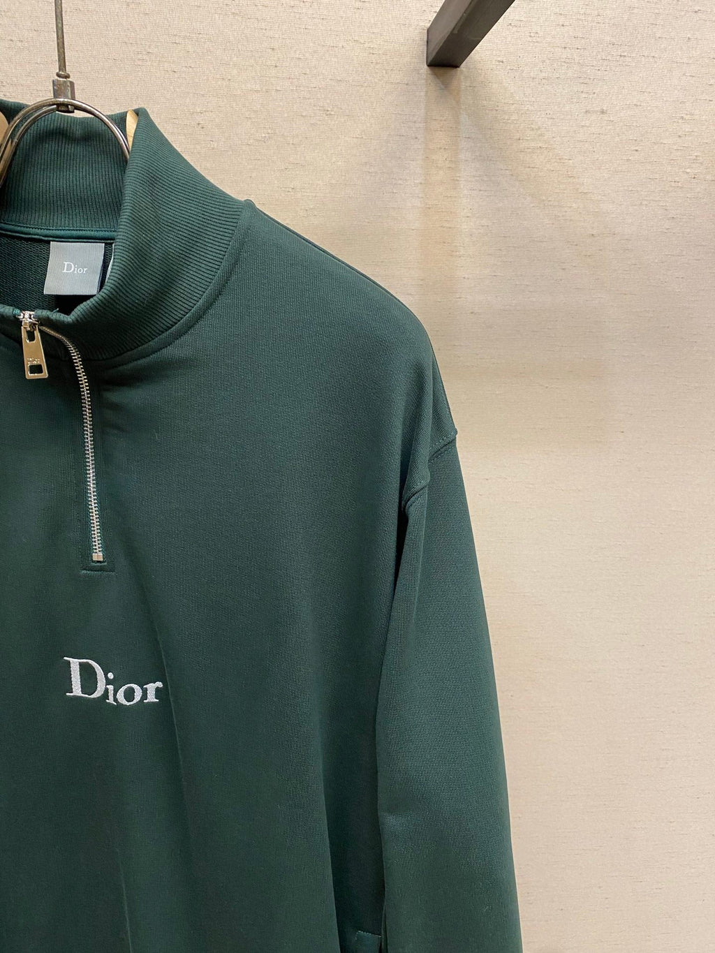 Dior Half Zipper Sweatshirt