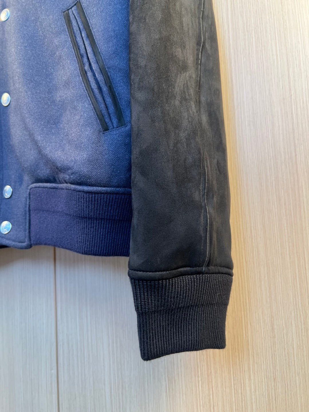 Dior Ribbon Embriodered Baseball Jacket