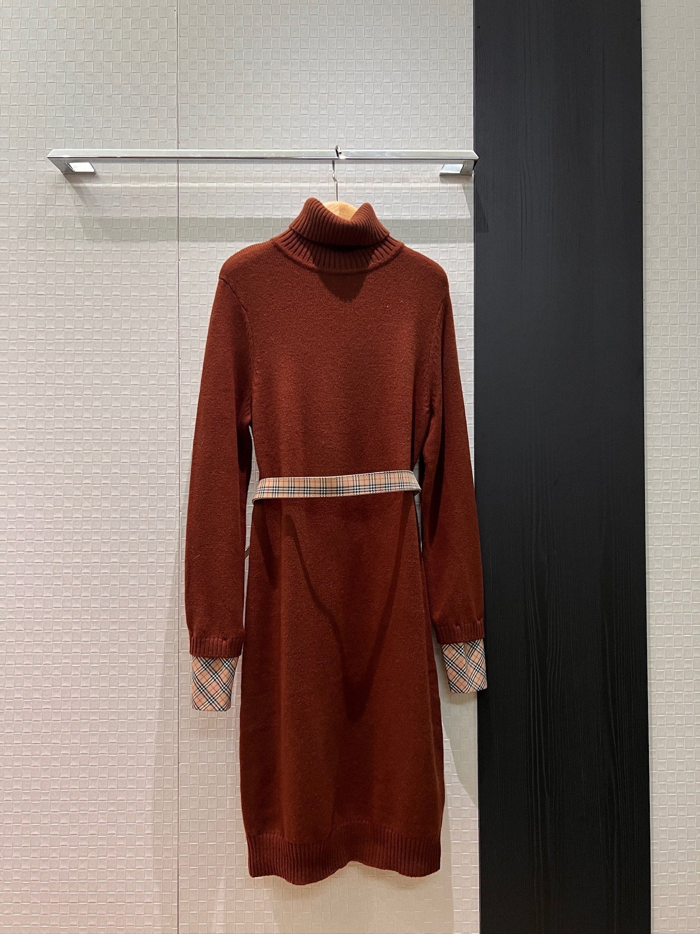 Women's Double Layered Turtleneck Knit