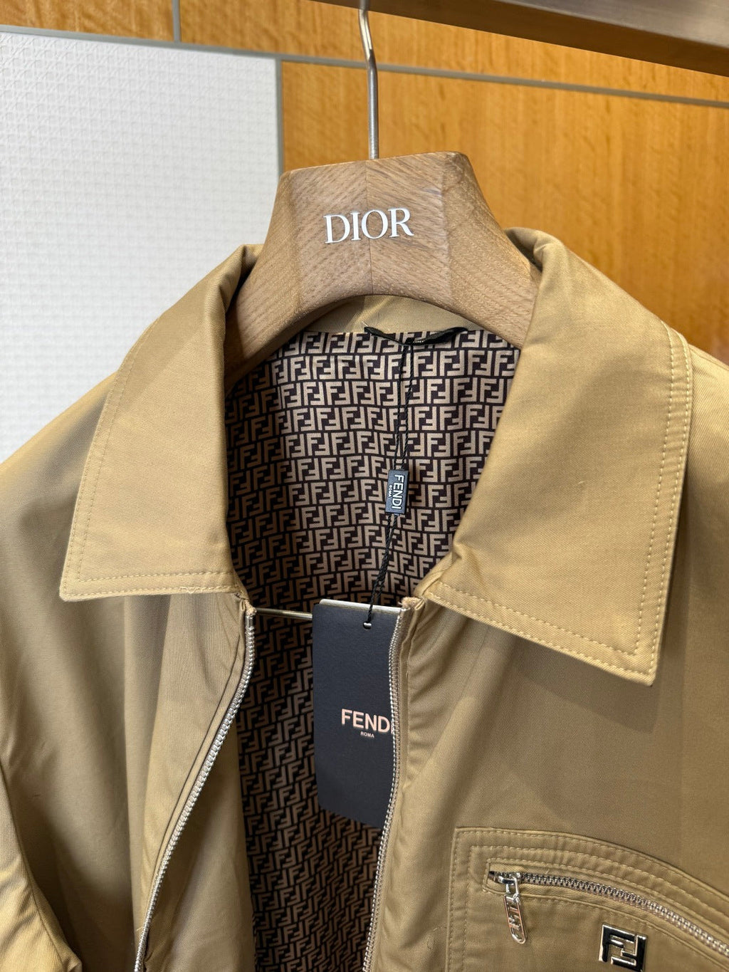Fendi Double Applique Jacket