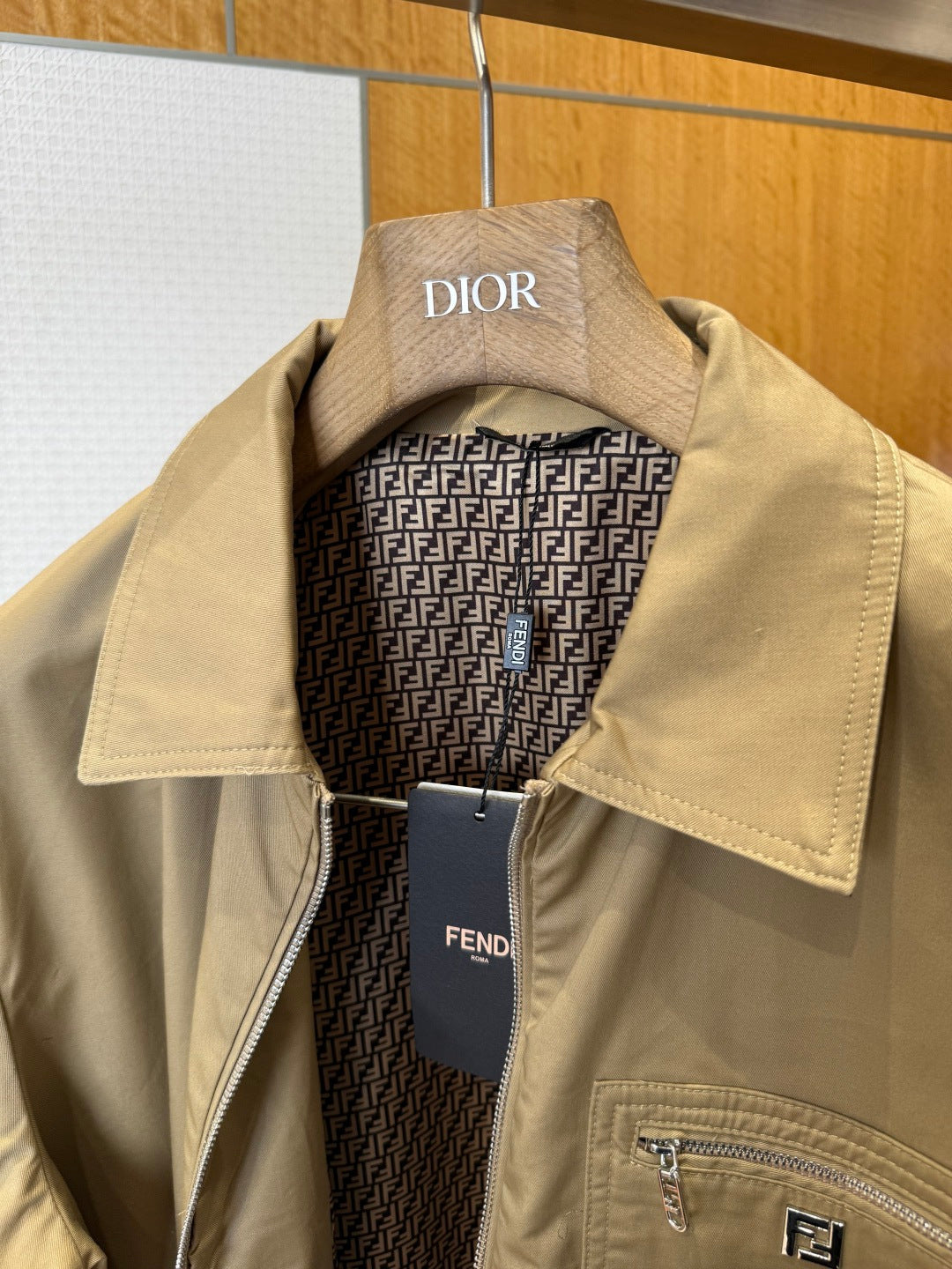 Fendi Double Applique Jacket