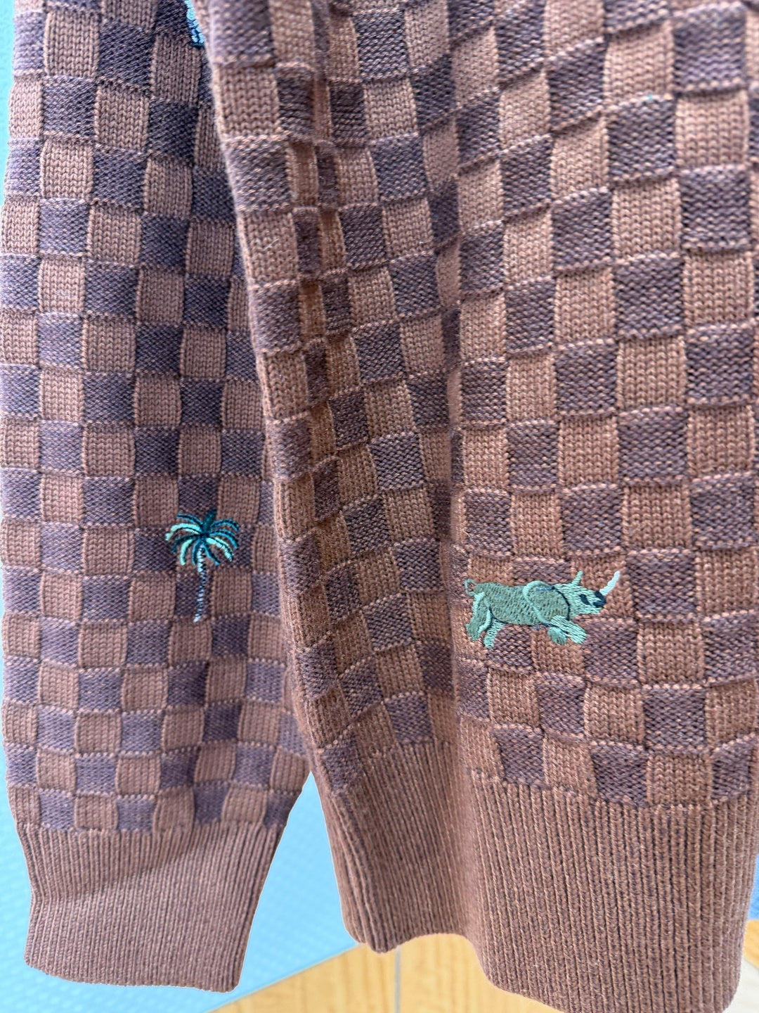 LV Animal Embroidery Sweater