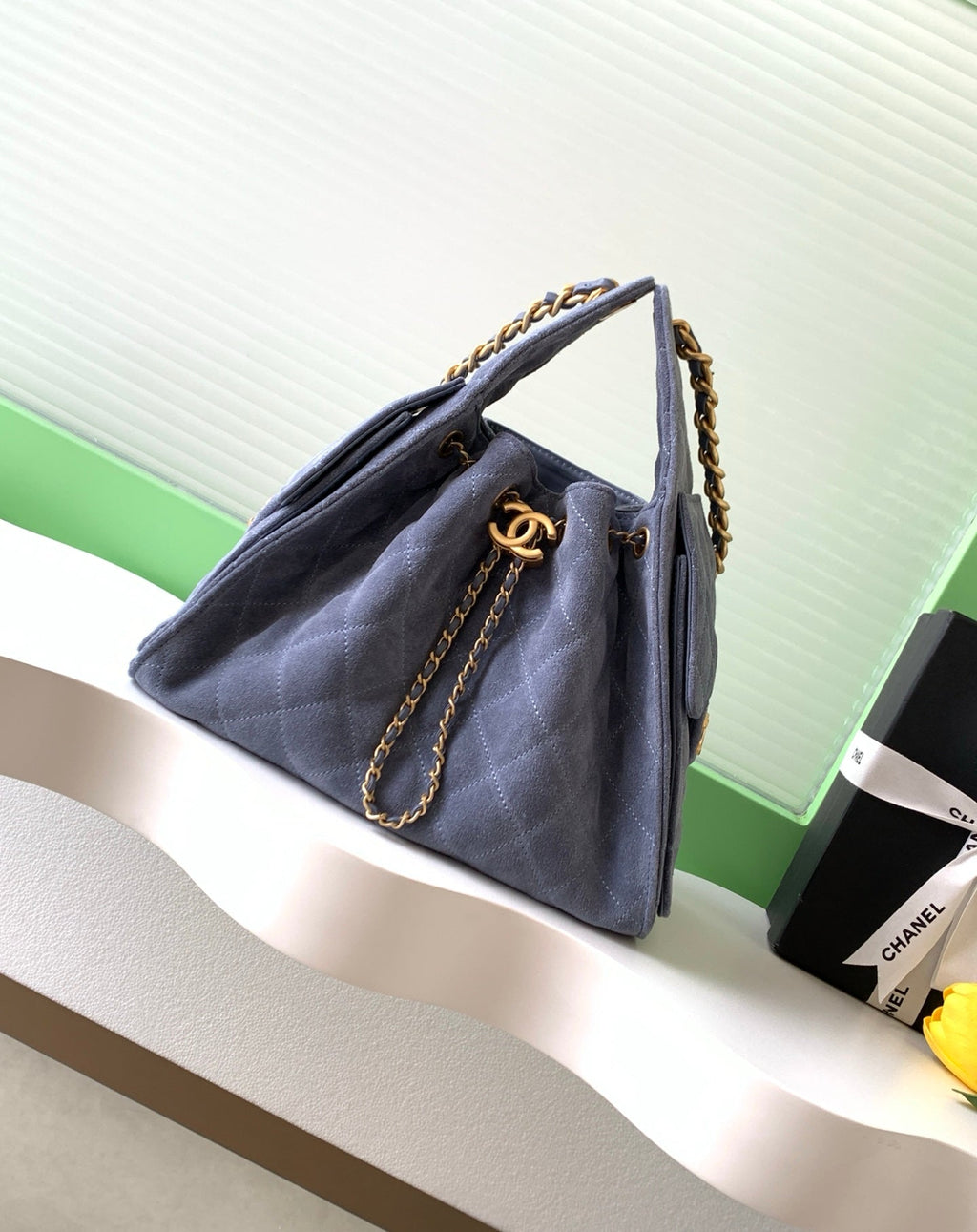 Chanel Bag with frosted Leather