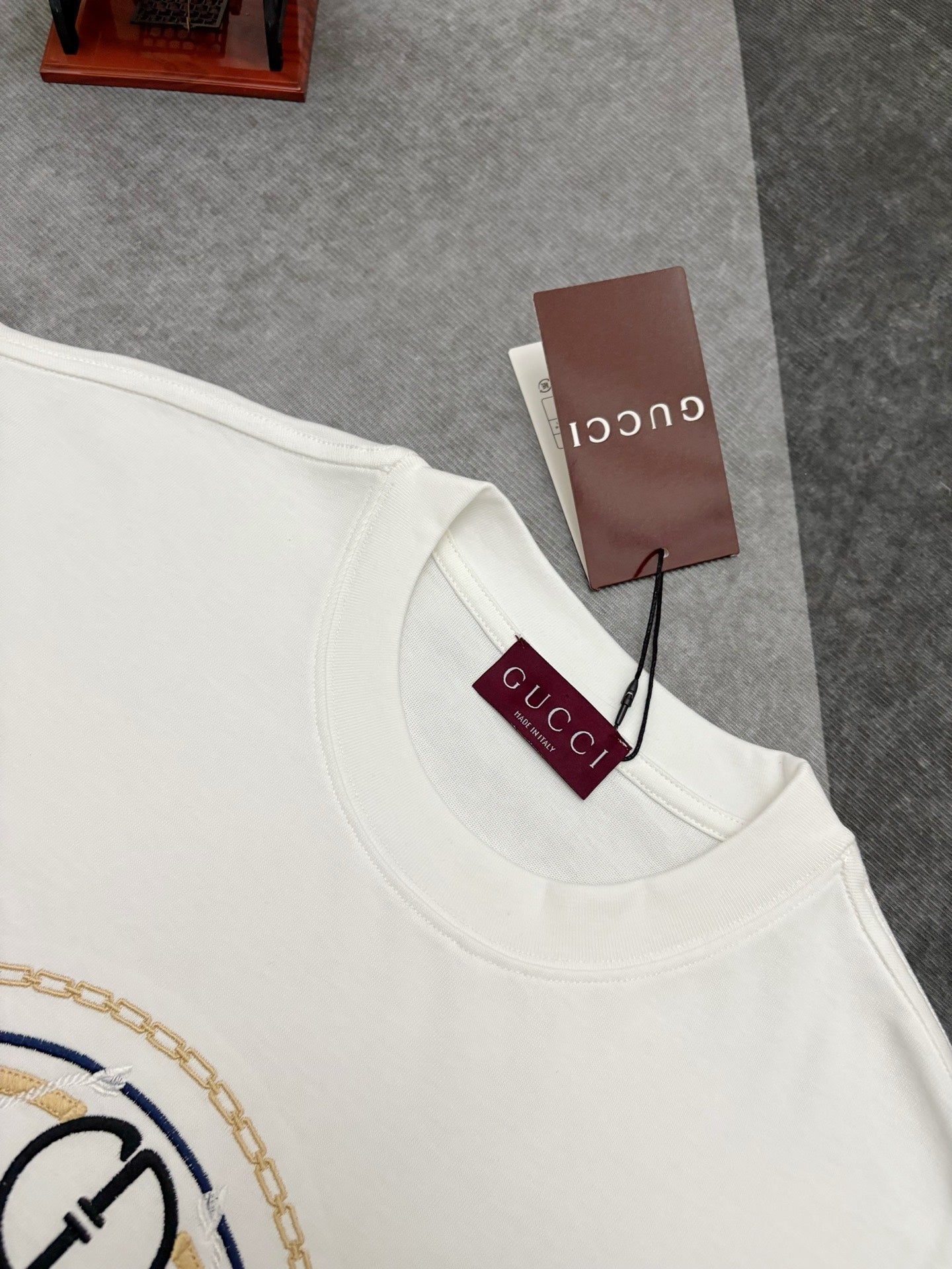 Gucci embroidered Cotton T-Shirt