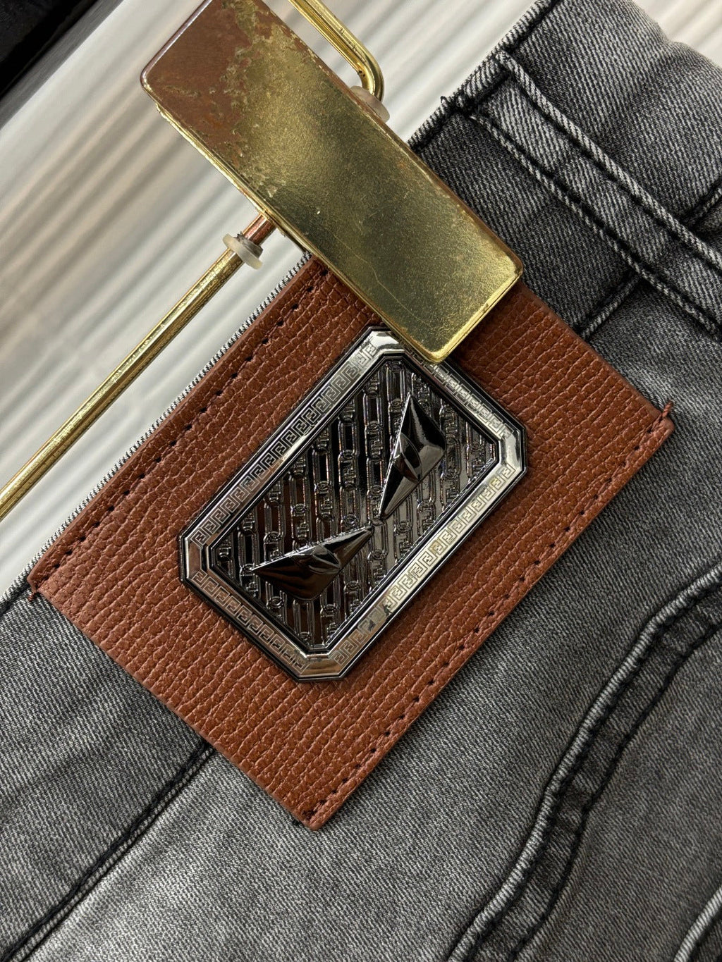 Fendi Fitted Denim Jeans