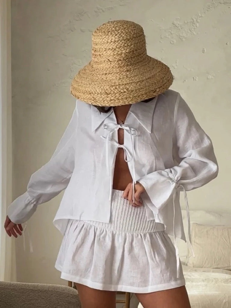Women's Rouri French Linen Shirt & Pants Set