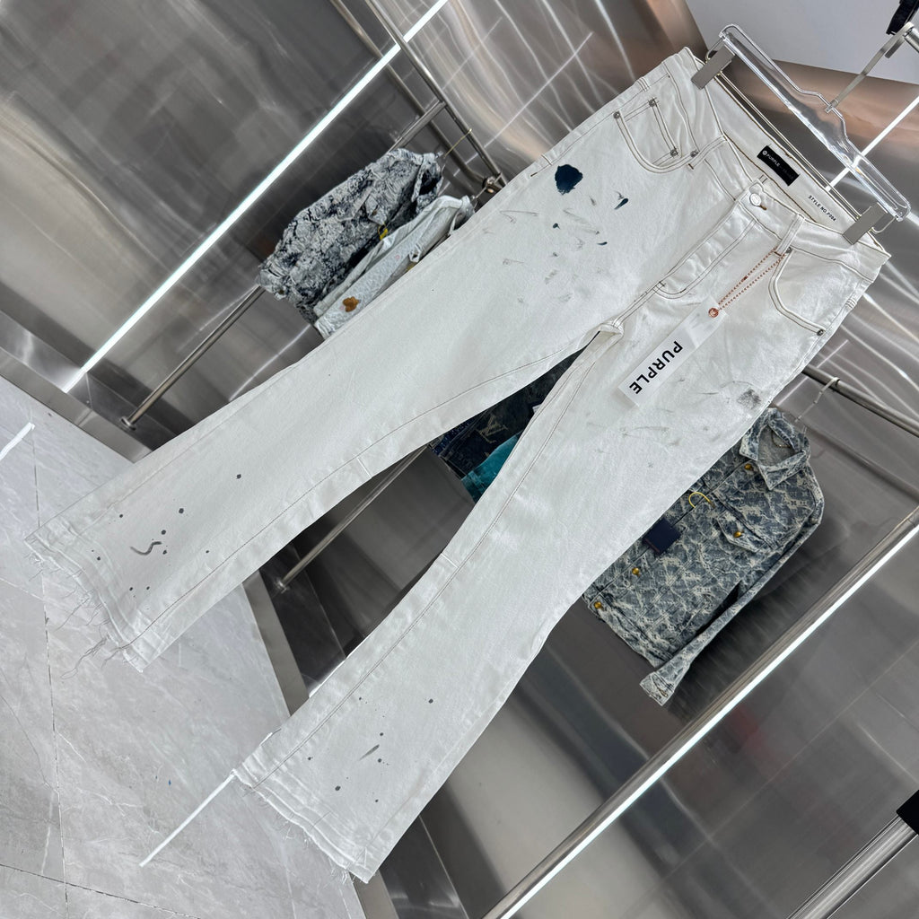 Purple Label Flared Strech Jeans