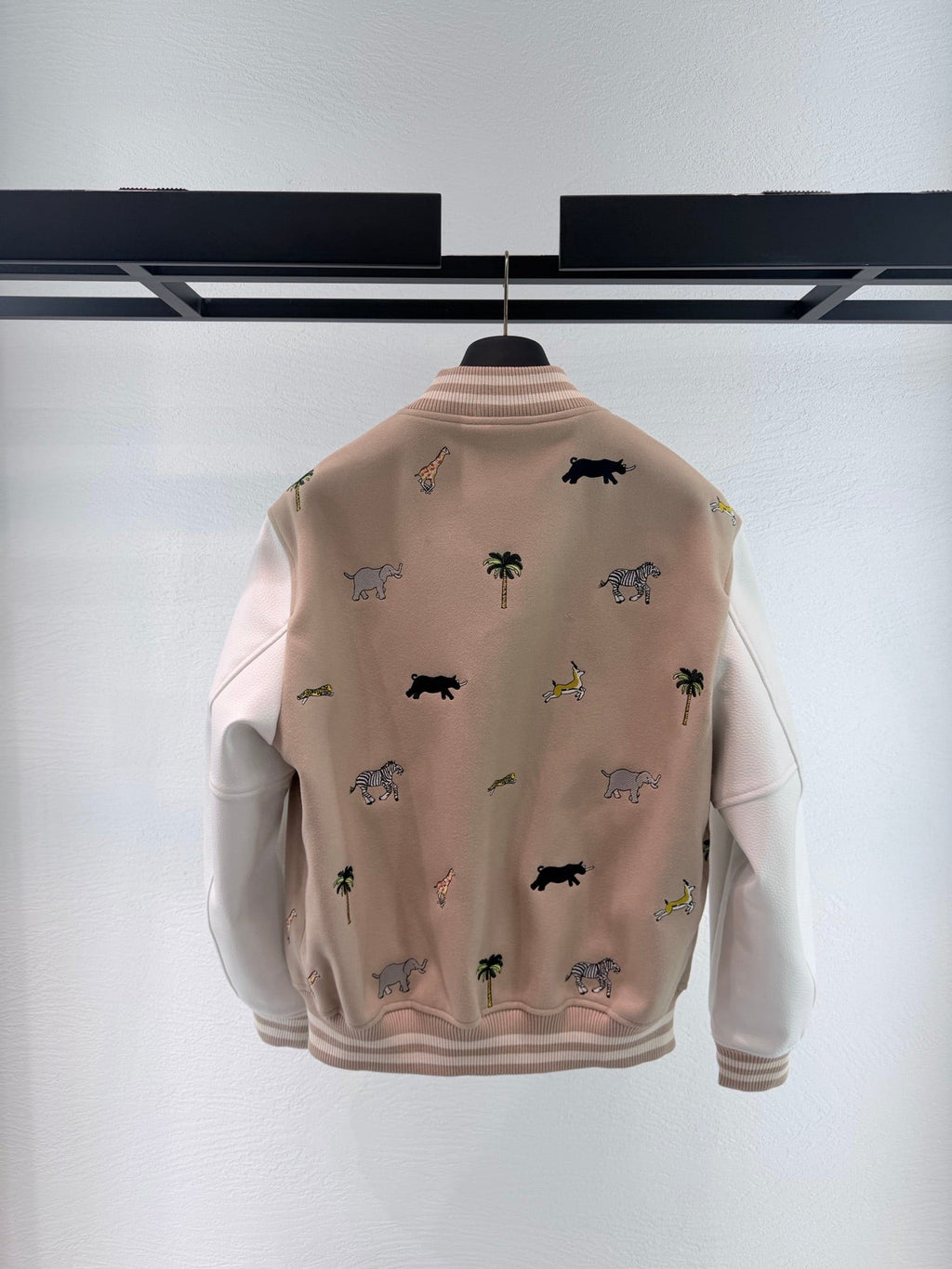 LV Patchwork Embroidered Baseball Jacket Unisex