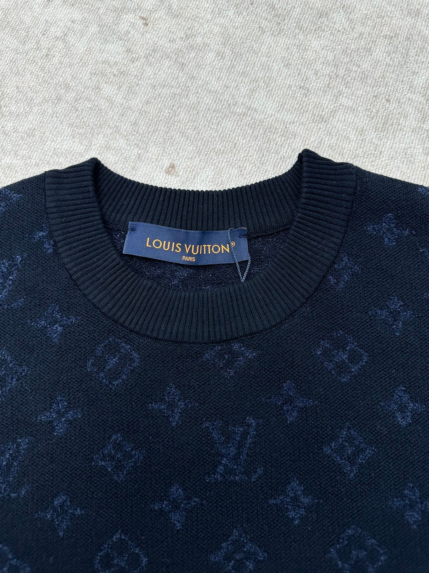 Louis Vuitton Jacquard Short-Sleeve Crew Neck Top