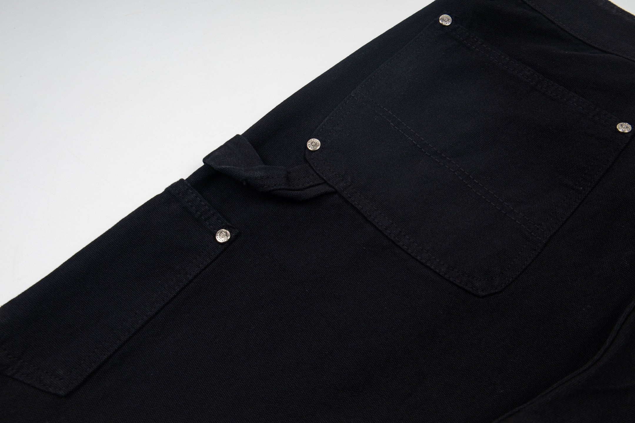 CH Logging Patchwork Leather Washed Jeans