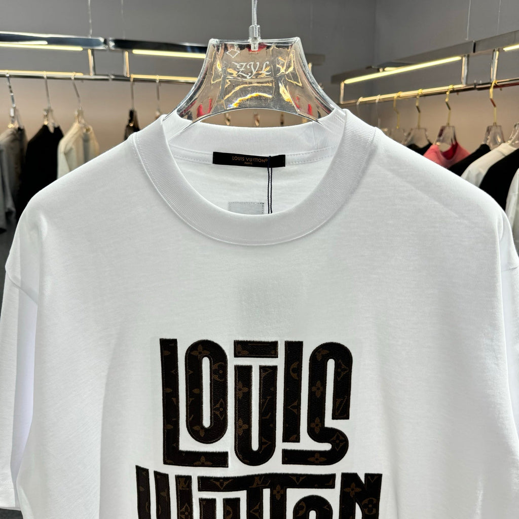 LV Round Neck Short Sleeve Shirt