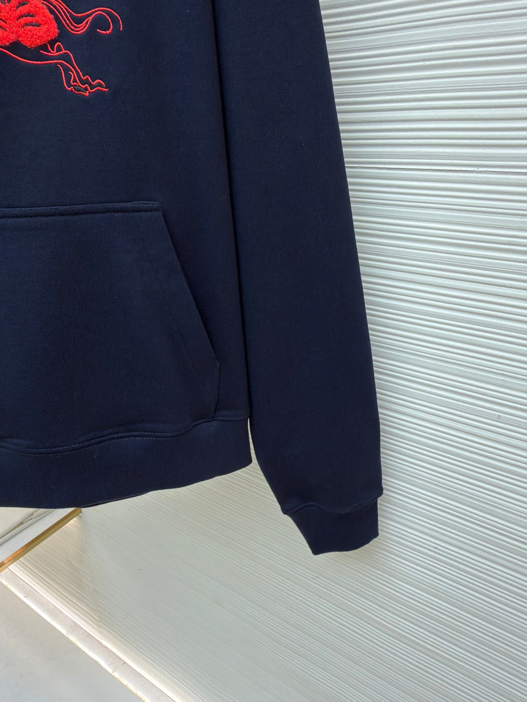 Burberry Fleece Embroidered Hoodie
