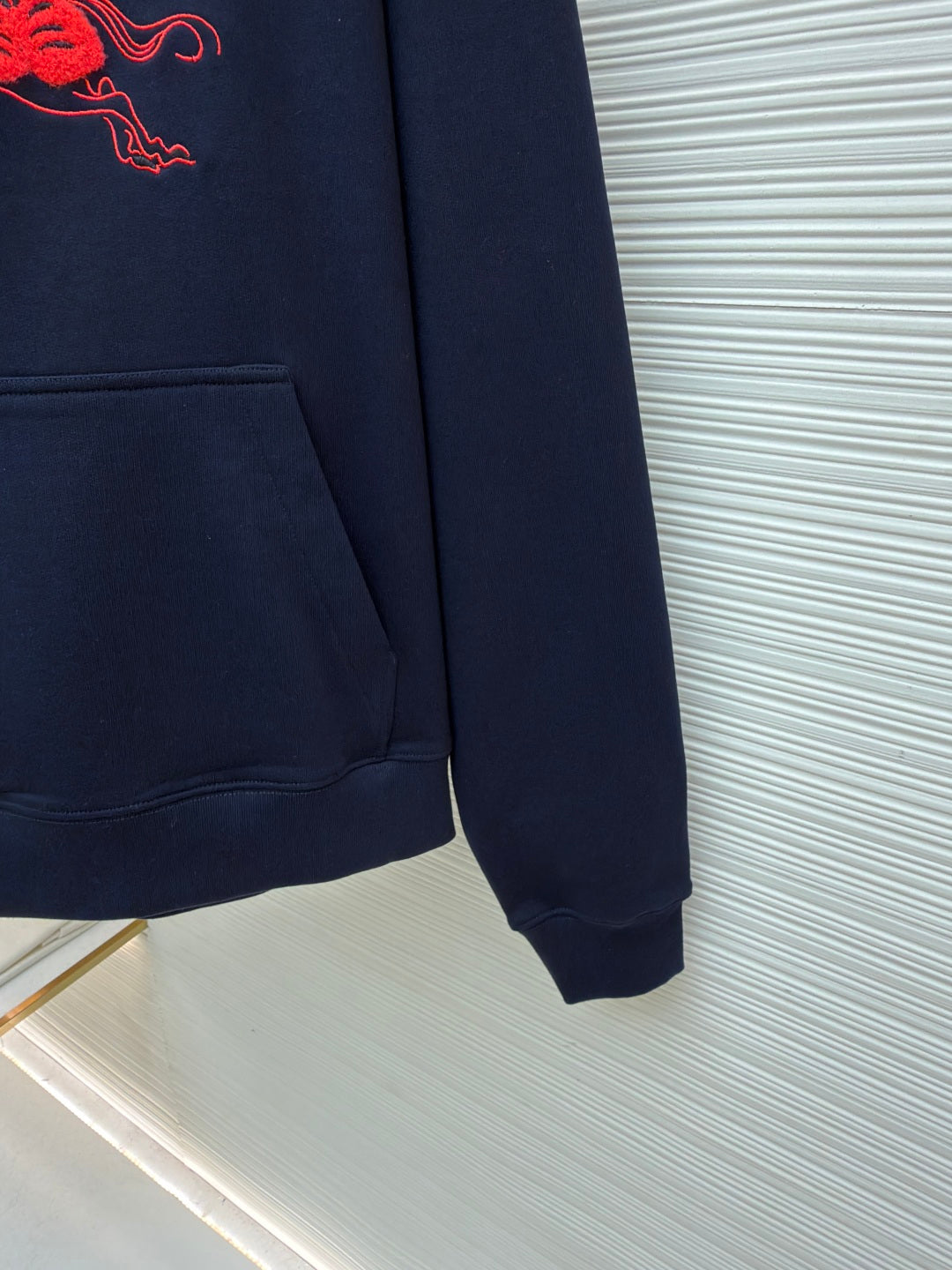 Burberry Fleece Embroidered Hoodie