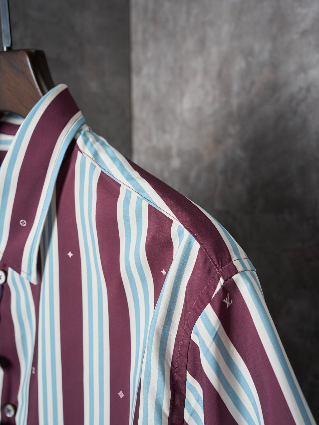 LV Striped Short Sleeve Shirt