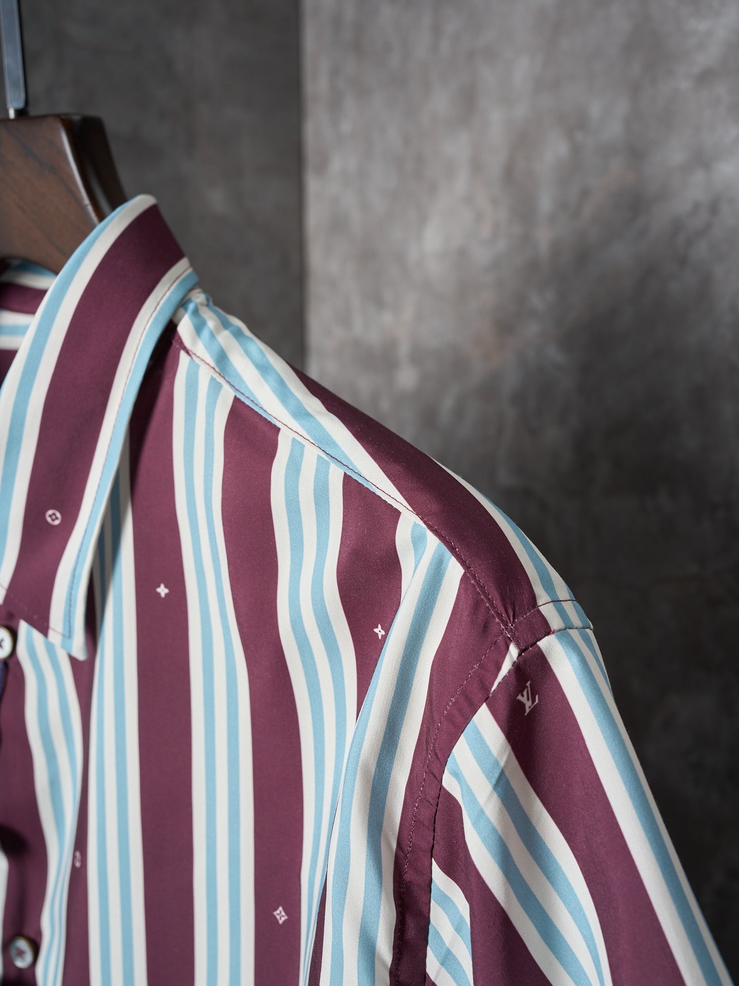 LV Striped Short Sleeve Shirt
