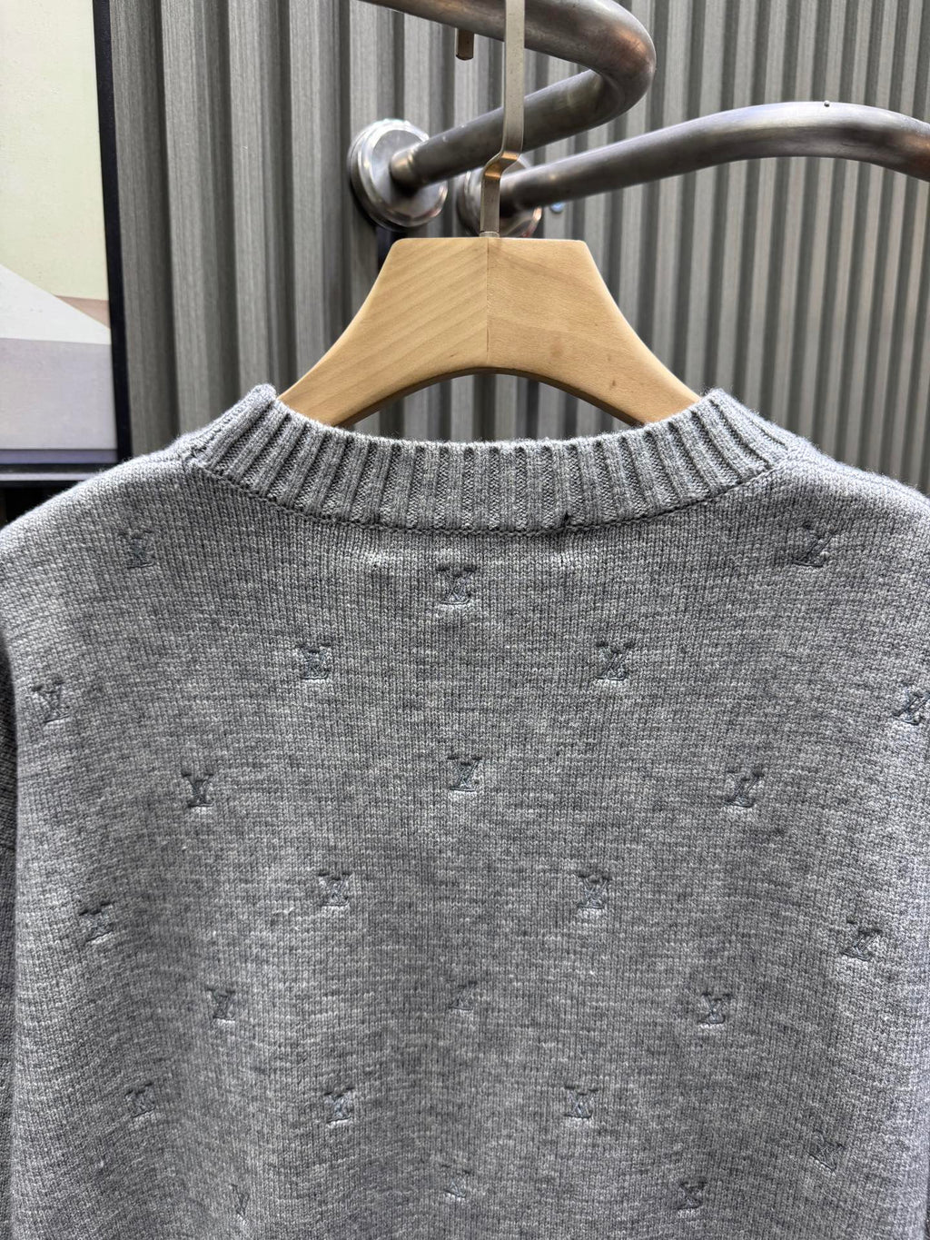 LV embroidered Sweatshirt