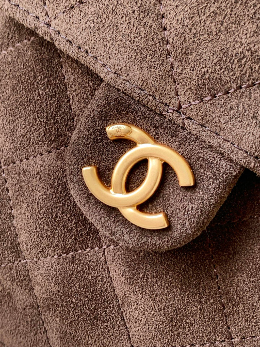 Chanel Bag with frosted Leather