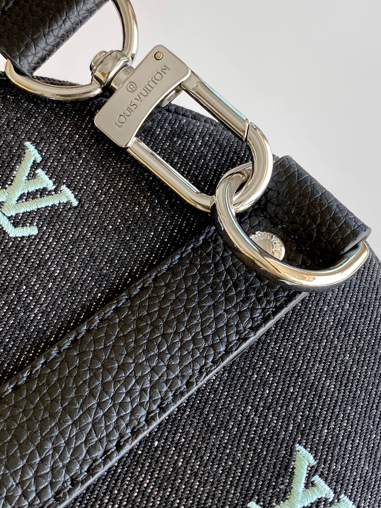 LV Embroidered Travel Bag
