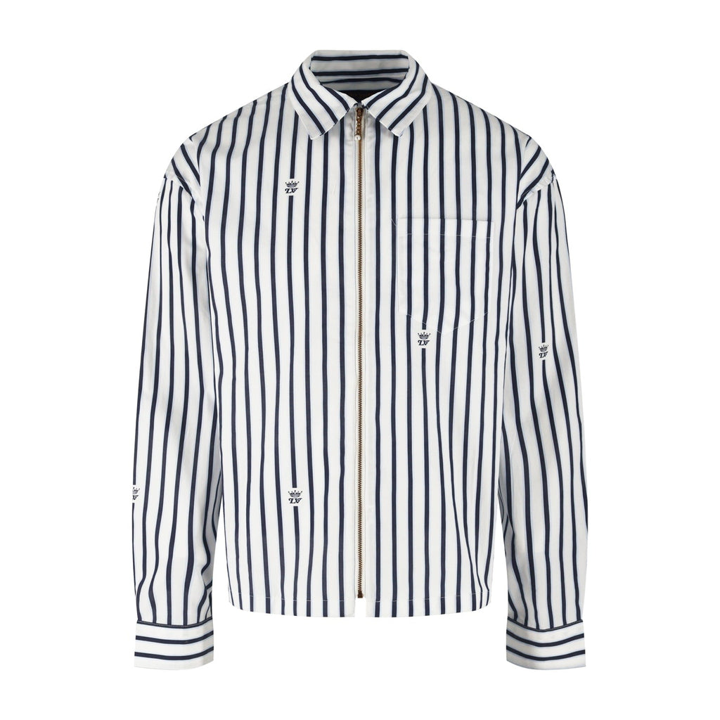 LV Striped Zipper Shirt
