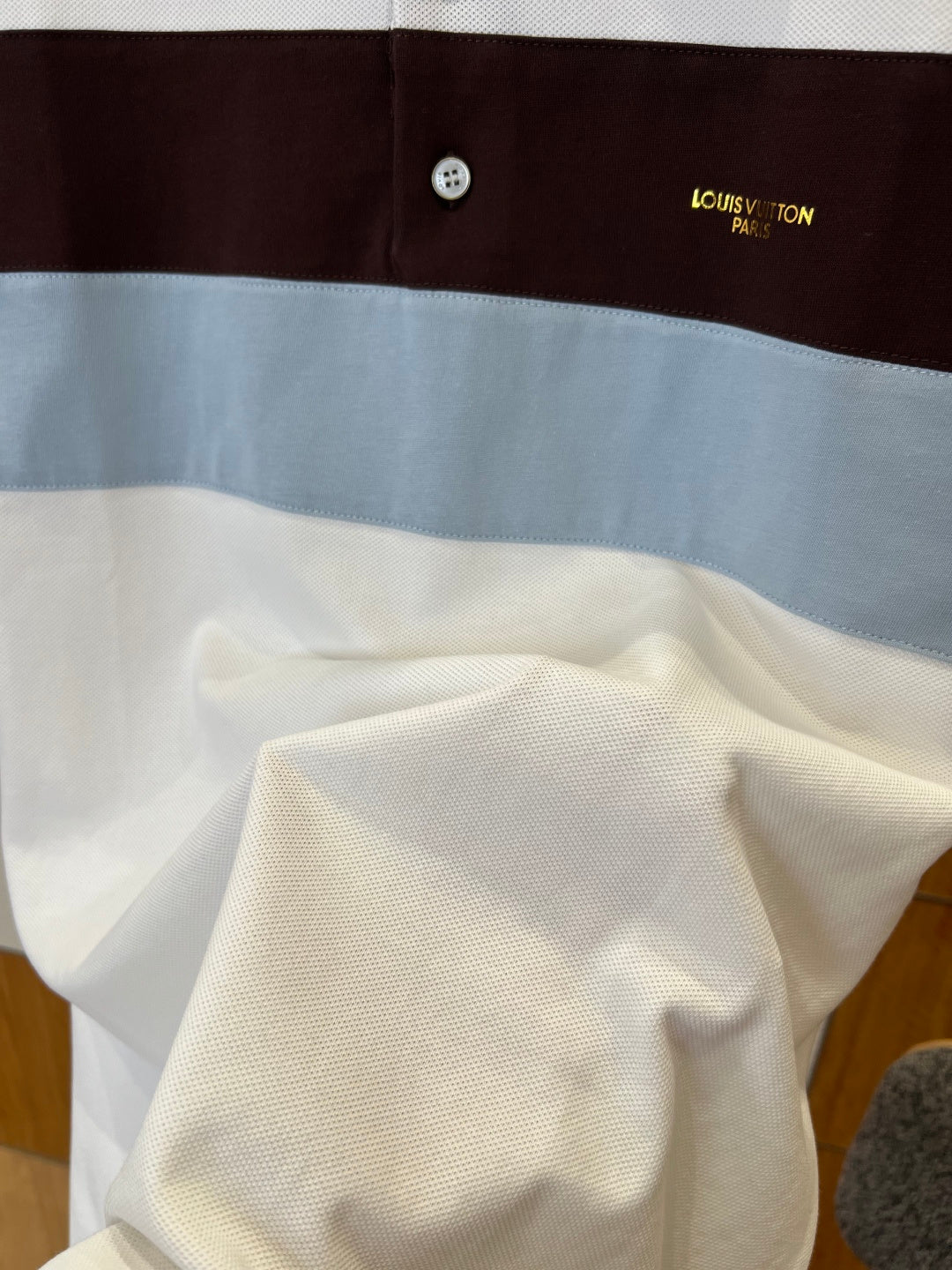 LV Leather Label Polo Shirt