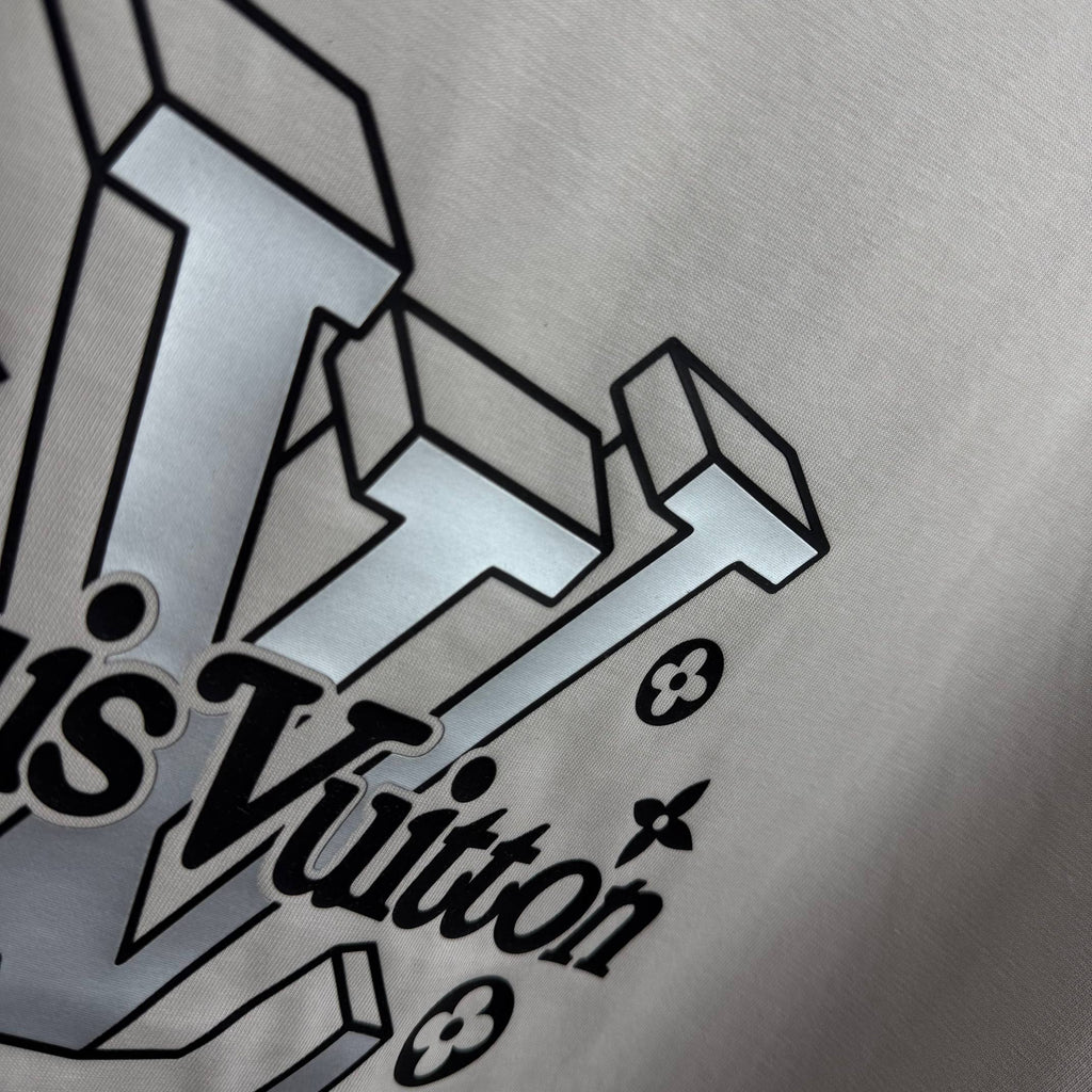 LV 3D Silicon Cotton T-Shirt