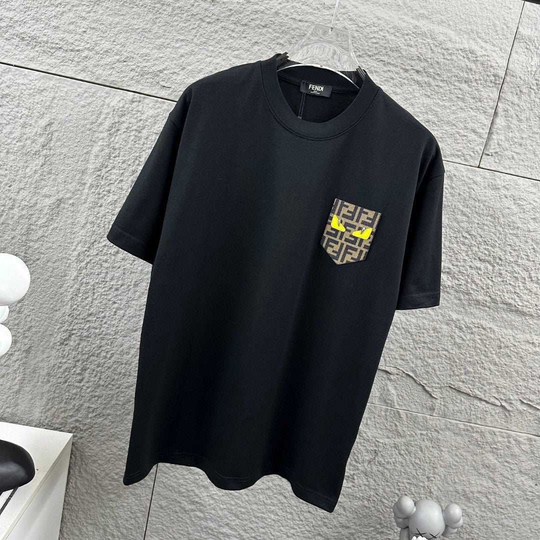 Fendi 3D Embroidered T-Shirt