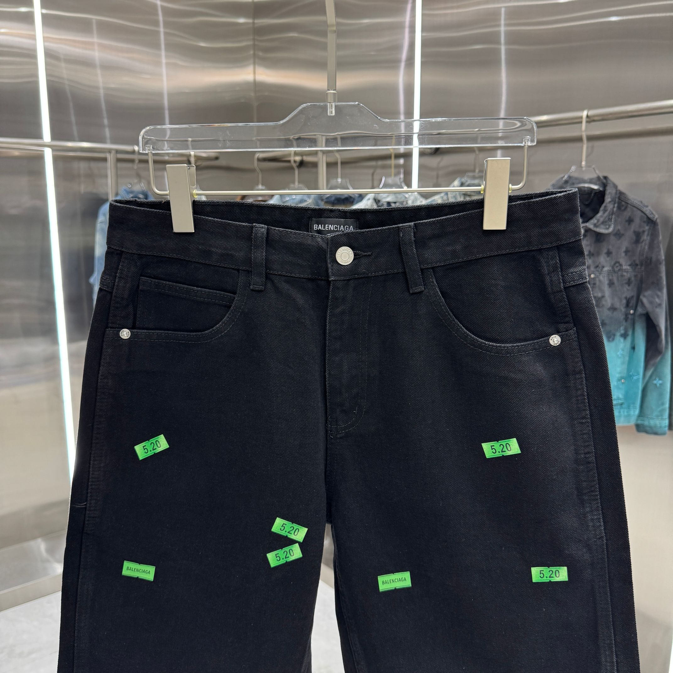 Balenciaga Denim Shorts