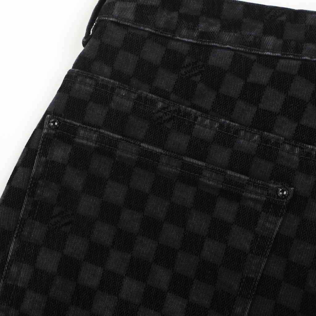 LV BLACK DENIM JEANS