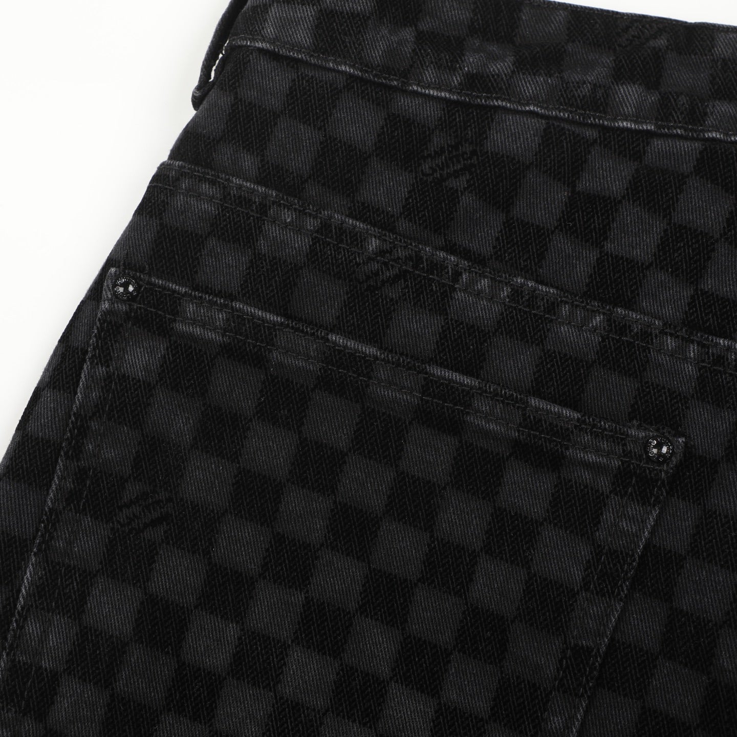 LV BLACK DENIM JEANS