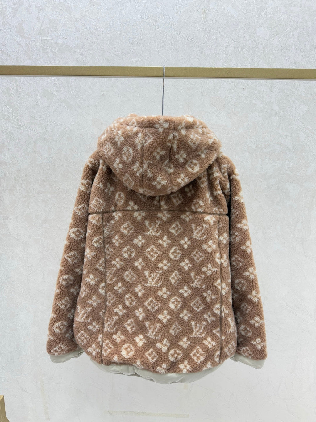 Women's LV Monogram Hooded Cardigan