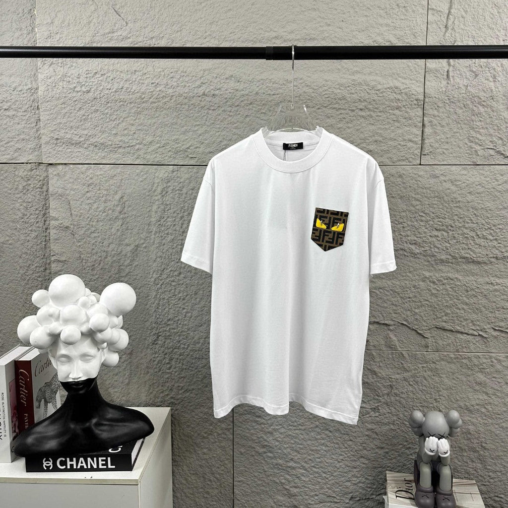 Fendi 3D Embroidered T-Shirt