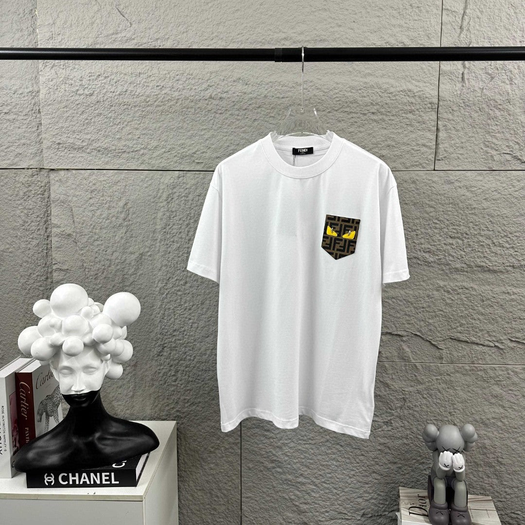 Fendi 3D Embroidered T-Shirt