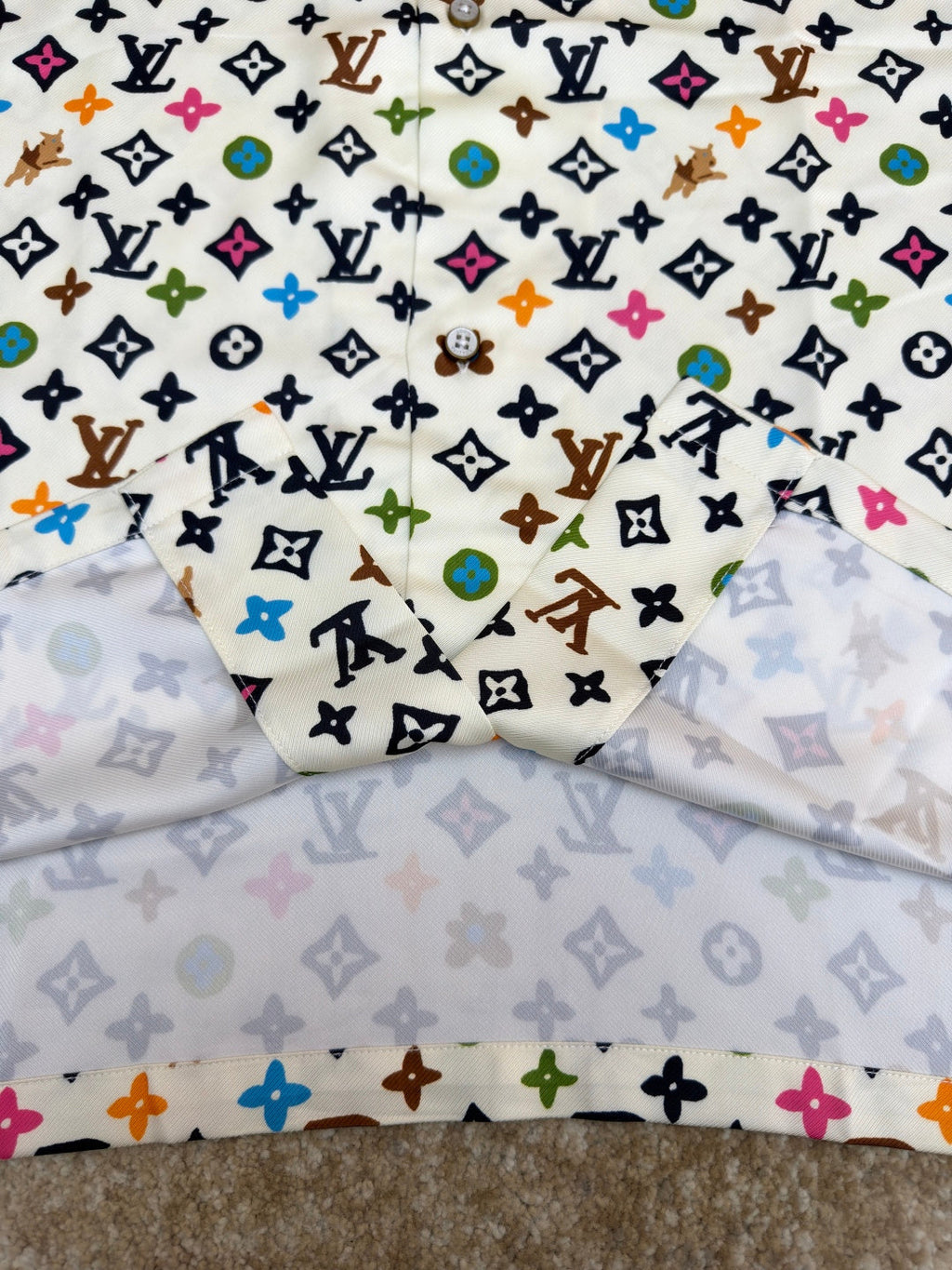 LV Tyler Collaboration Printed Shirt