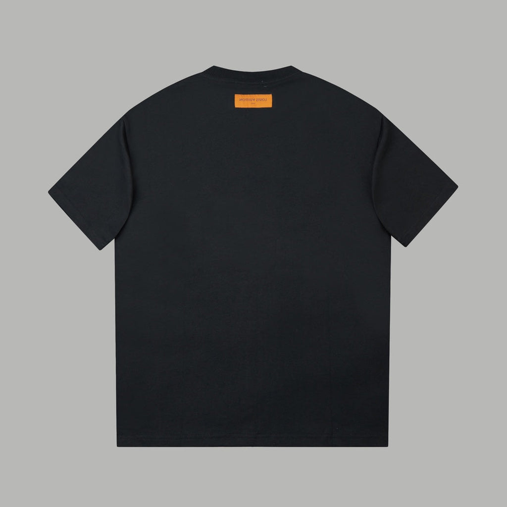 LV Denim Patchwork T-Shirt