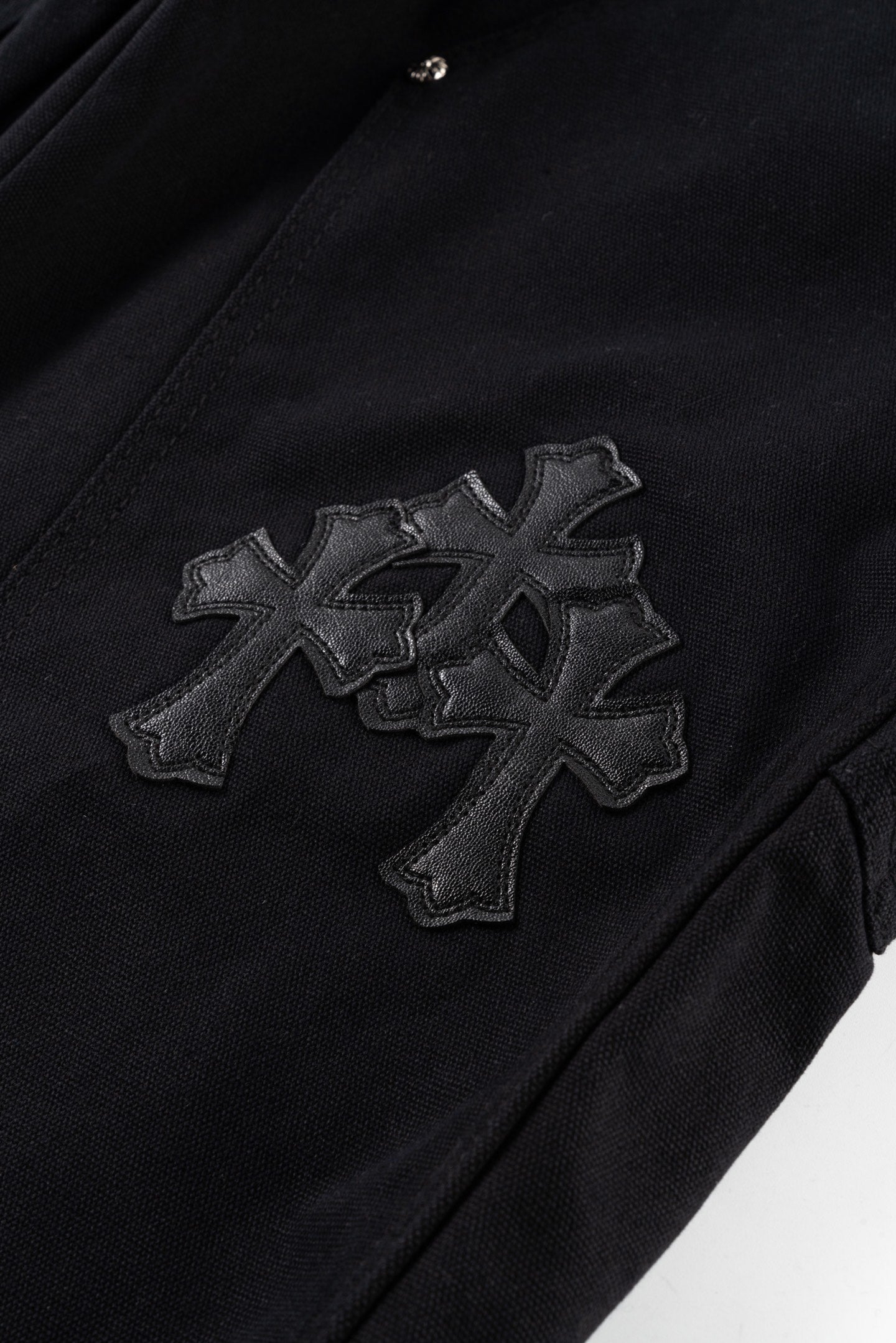 Chrome Hearts Matty Boy Sex Records Patchwork Leather Workwear High Street Jeans