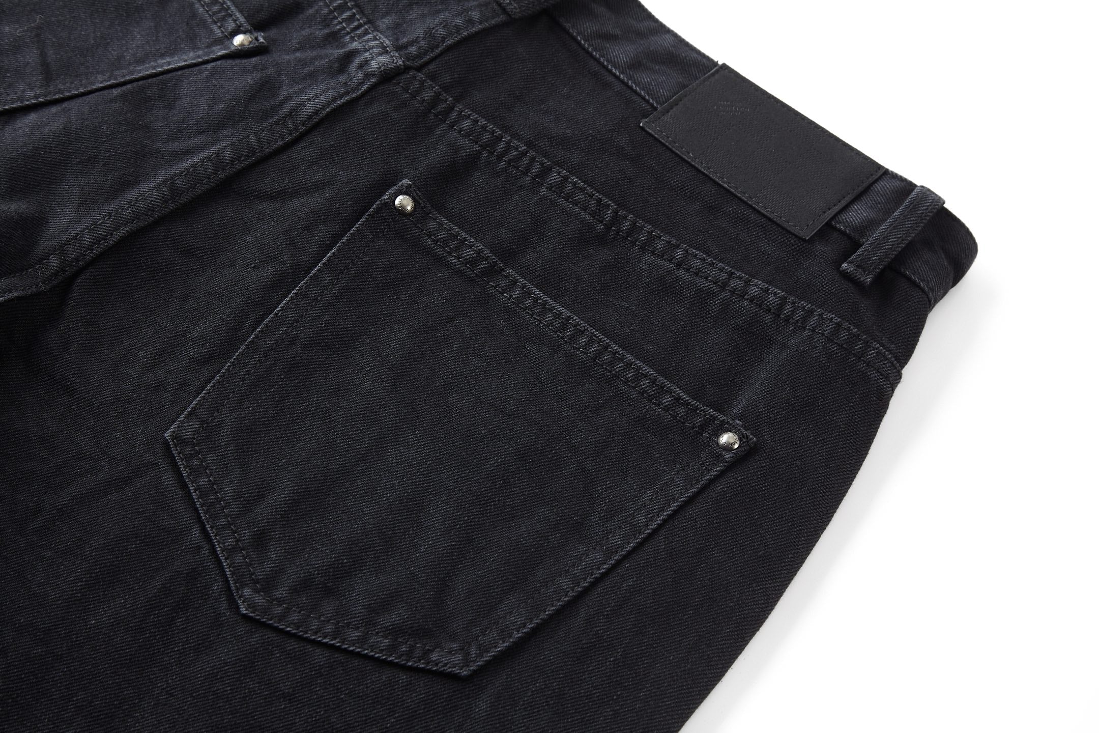 LV Ripped and Distressed Denim Pants