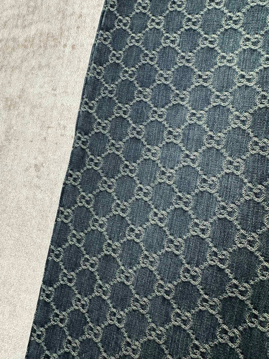 Gucci Denim Jacquard Jeans